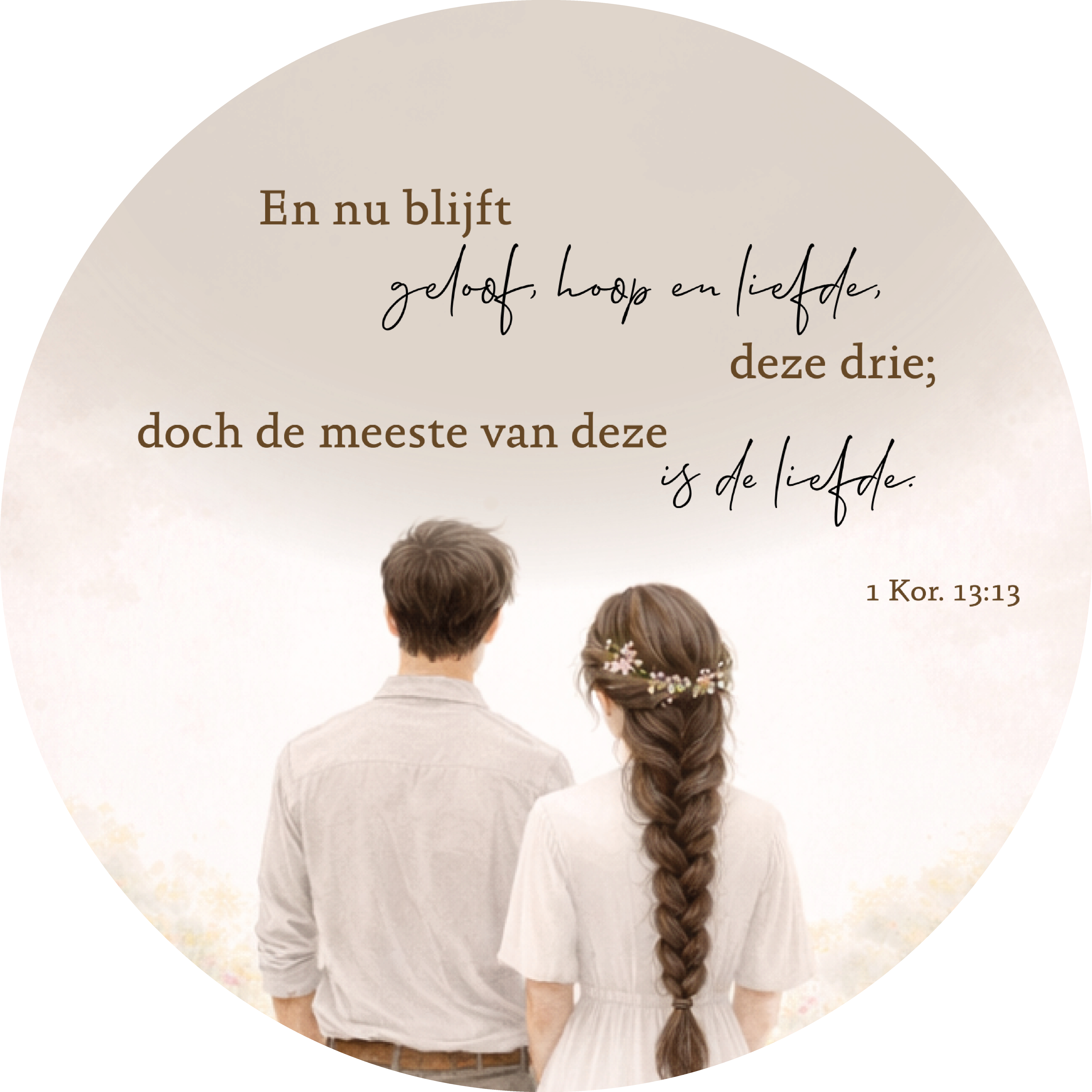 muurcirkel met bijbeltekst