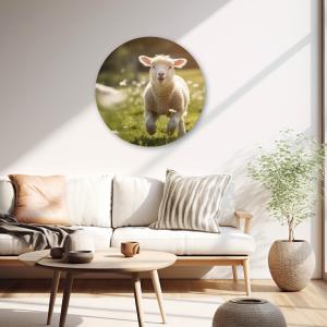 Muurcirkel Springend lammetje