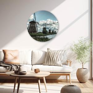 Muurcirkel Landschap Molens Kinderdijk