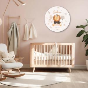 Muurcirkel Leeuw • ook te bestellen met naam / geboortedatum