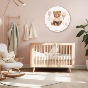 Muurcirkel Beertje • ook te bestellen met naam / geboortedatum