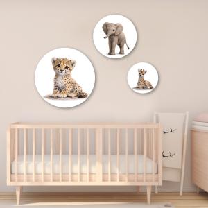 Muurcirkel schattige Cheetah