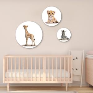 Muurcirkel schattige Cheetah