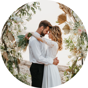 Muurcirkel met eigen foto (en evt. tekst/naam)