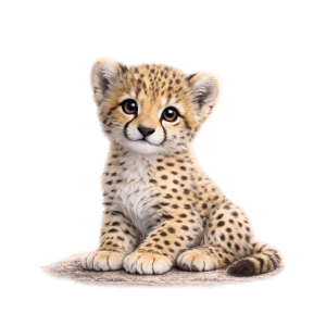 Muurcirkel schattige Cheetah